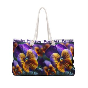 Vibrant Floral Weekender Bag - Stylish Tote for Travel, Beach, Gym, Gifts, and