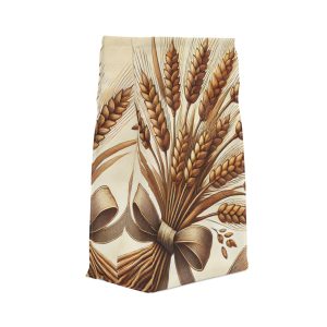Rustic Wheat Print Lunch Bag, Eco-Friendly Tote, Lunch Container, Farmhouse Style Cooler Bag, Gift for Foodies, Picnic Essential