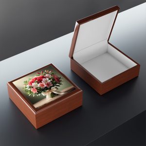 Elegant Floral Jewelry Box - Perfect for Gifts and Special Occasions