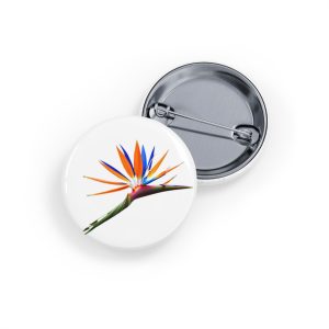 Colorful Floral Round Pin Badges, Trendy Accessories for Jackets, Bags, Gifts, Art Lovers, Nature Enthusiasts