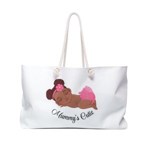9183381214809052451_2048-1.jpeg Adorable Mummy's Cutie Weekender Bag, Travel Bag, Beach Bag, Diaper Bag, Weekend