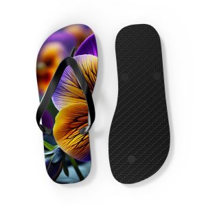 Floral Flip Flops | Summer Beach Vibes, Vacation Footwear, Spring Sandals, Gift for Her, Pool Day Essentials