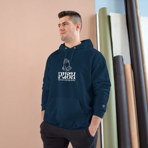 Pray and Push Hoodie, Inspirational Sweatshirt, Motivational Apparel, Faith-Based Clothing, Spiritual Gift, Perfect for Casual Wear